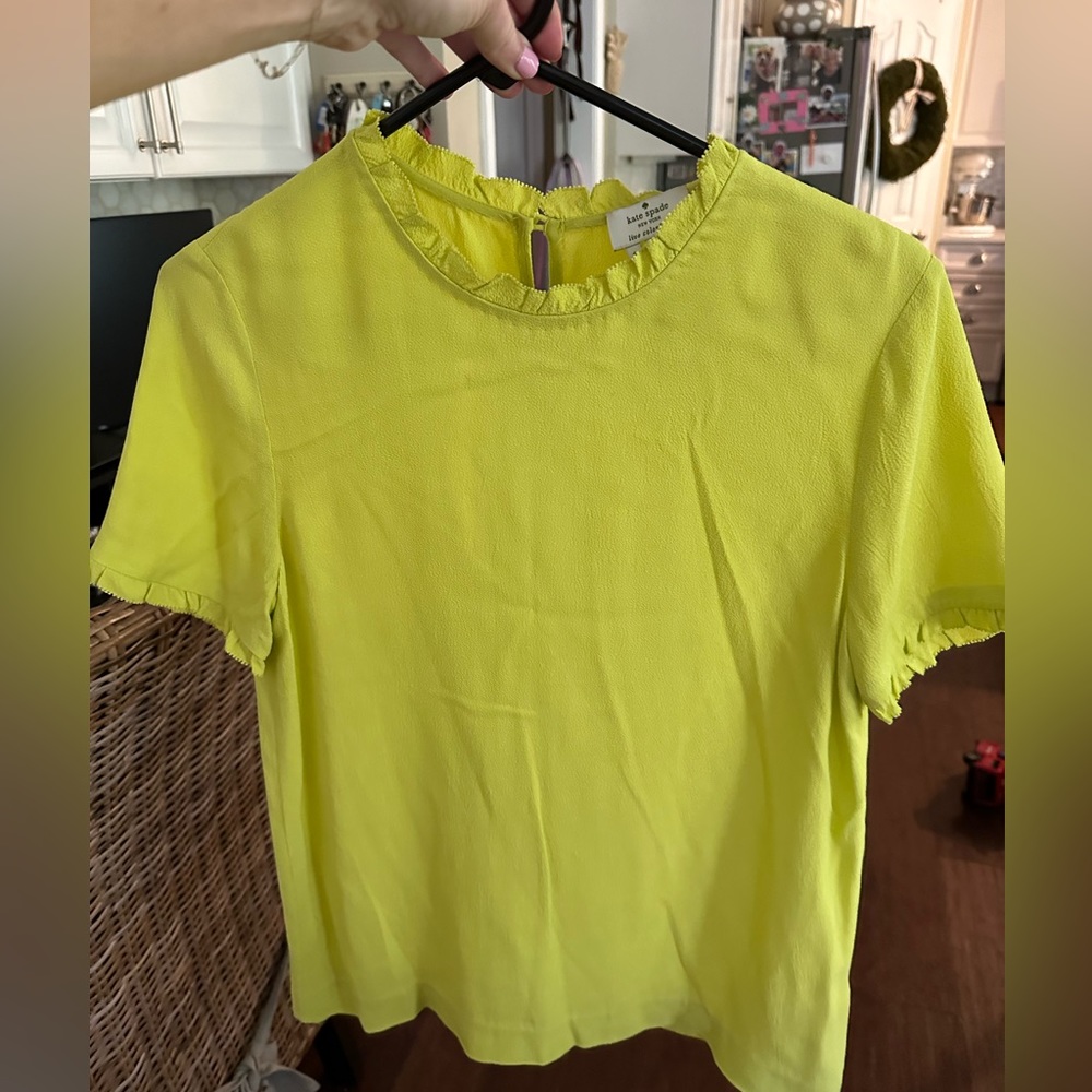 Kate Spade Ruffle Detail Top